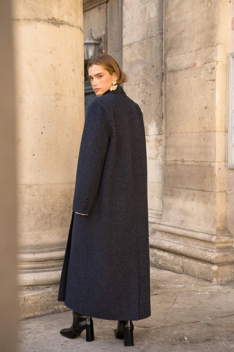 Oversize-Mantel aus Wollmix