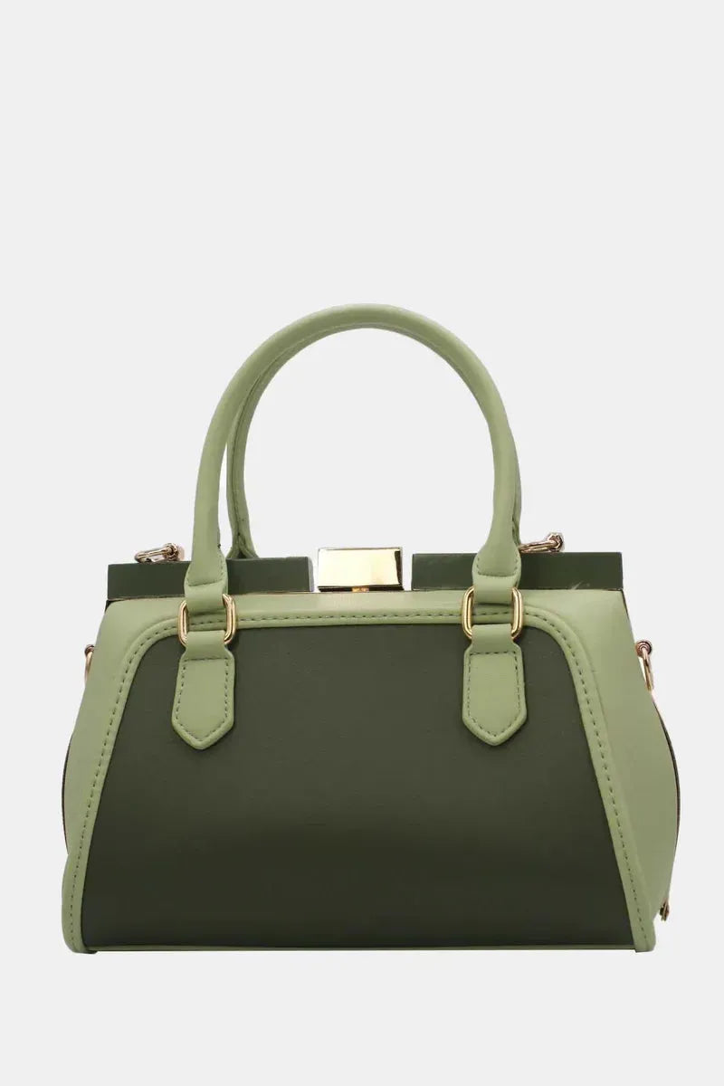 Henkeltasche mit Clip-Verschluss