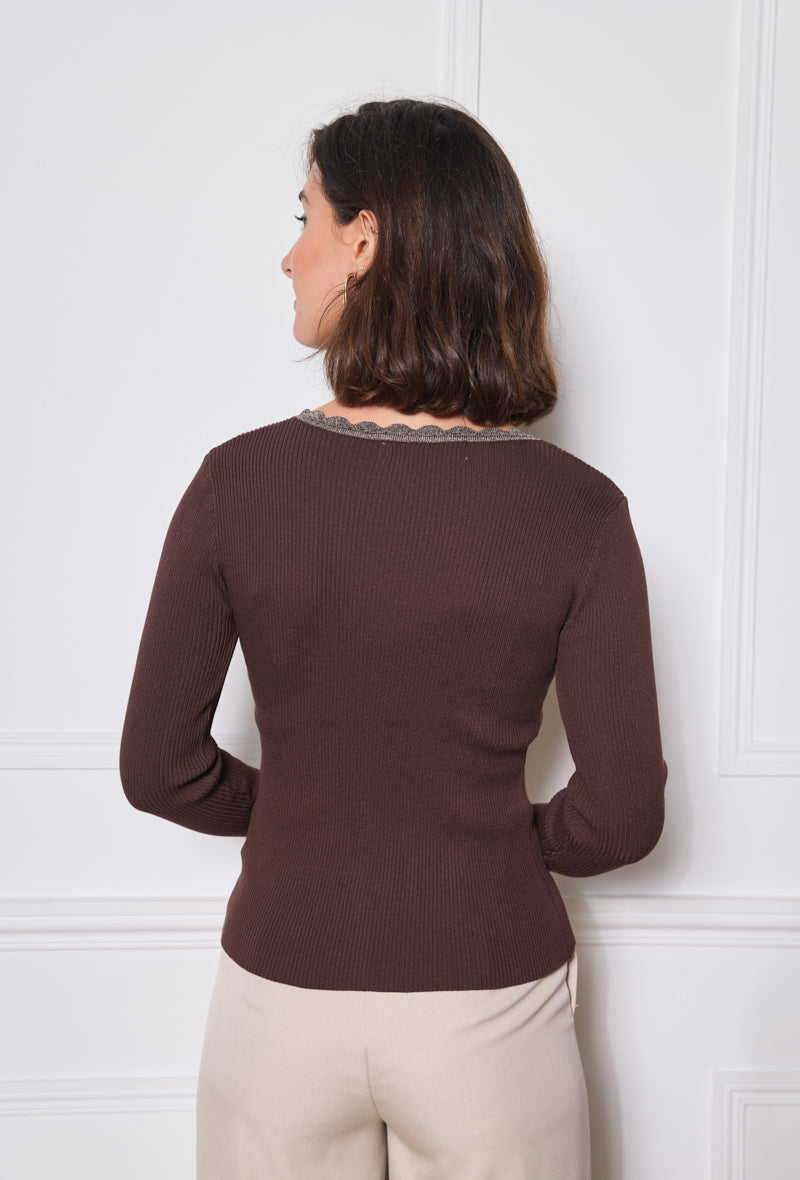 Lurex-Pullover
