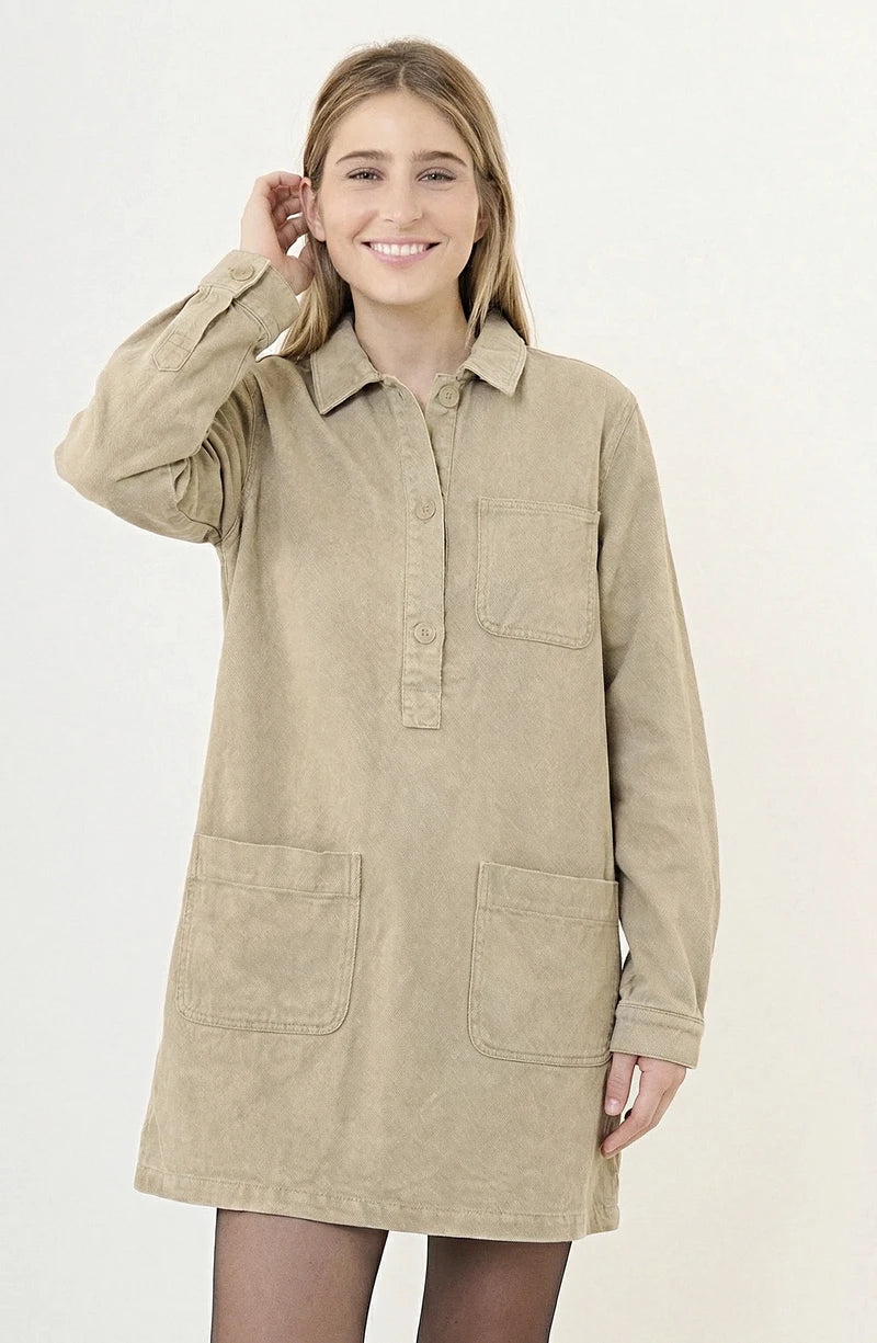 Jeanskleid aus leichter Baumwolle