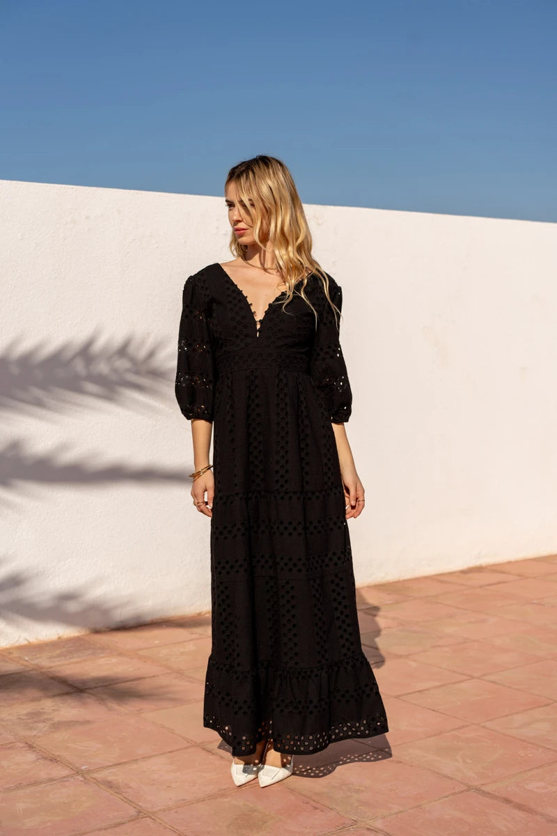 Langes Kleid