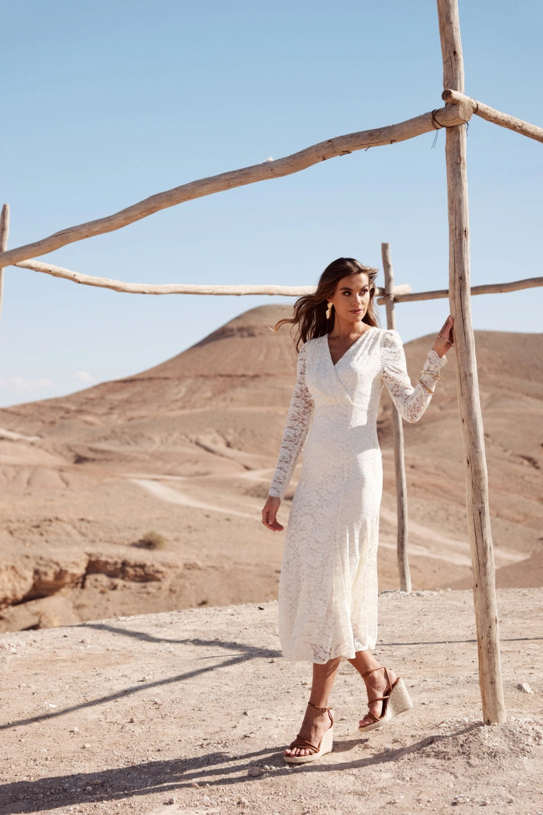 Maxikleid aus Spitze