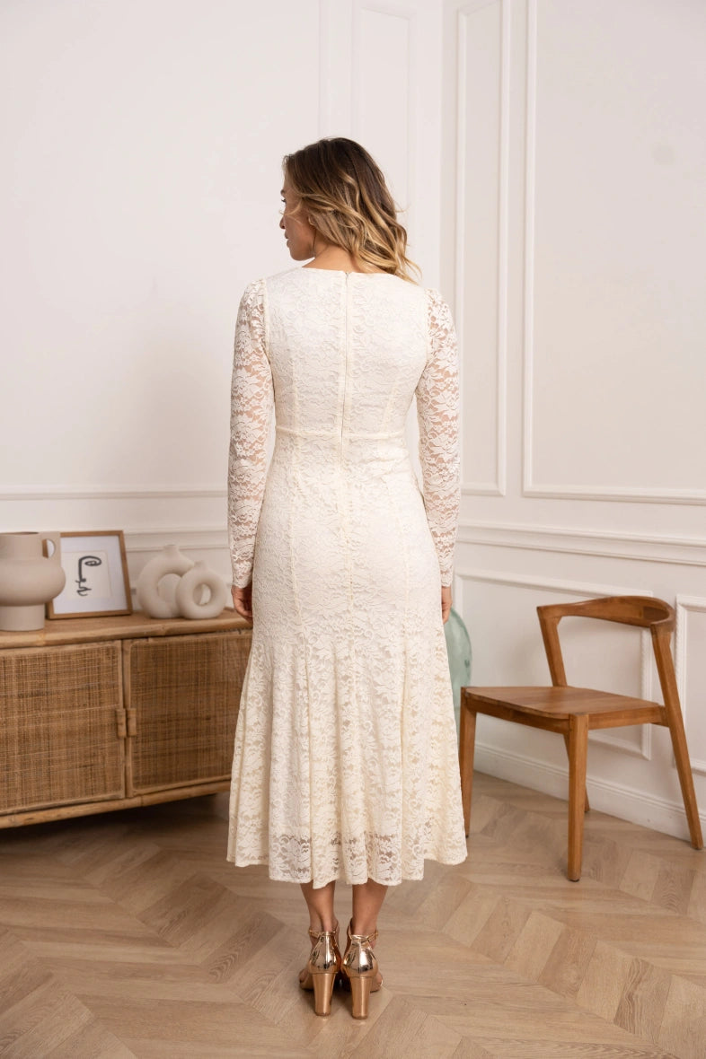 Maxikleid aus Spitze
