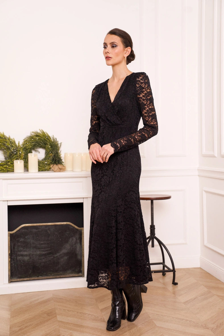 Maxikleid aus Spitze