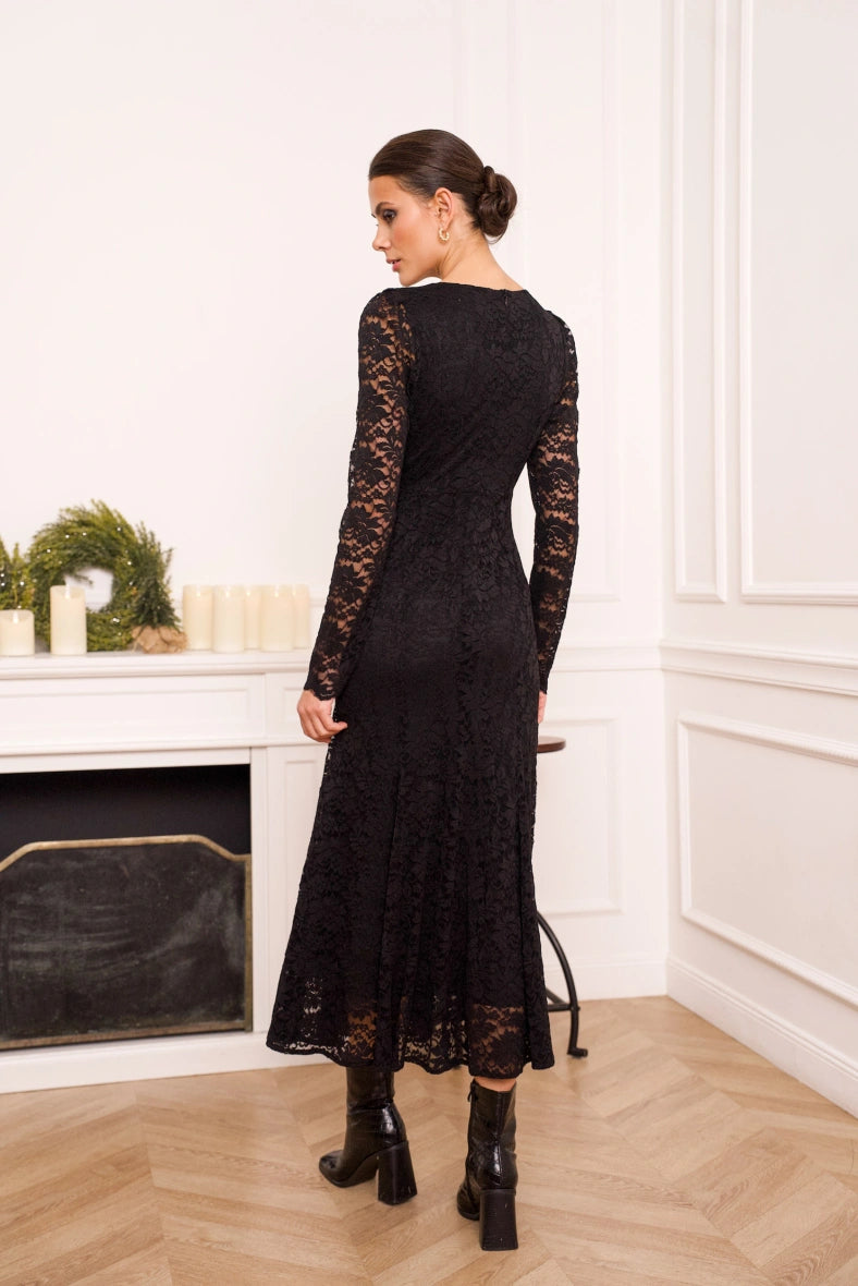 Maxikleid aus Spitze