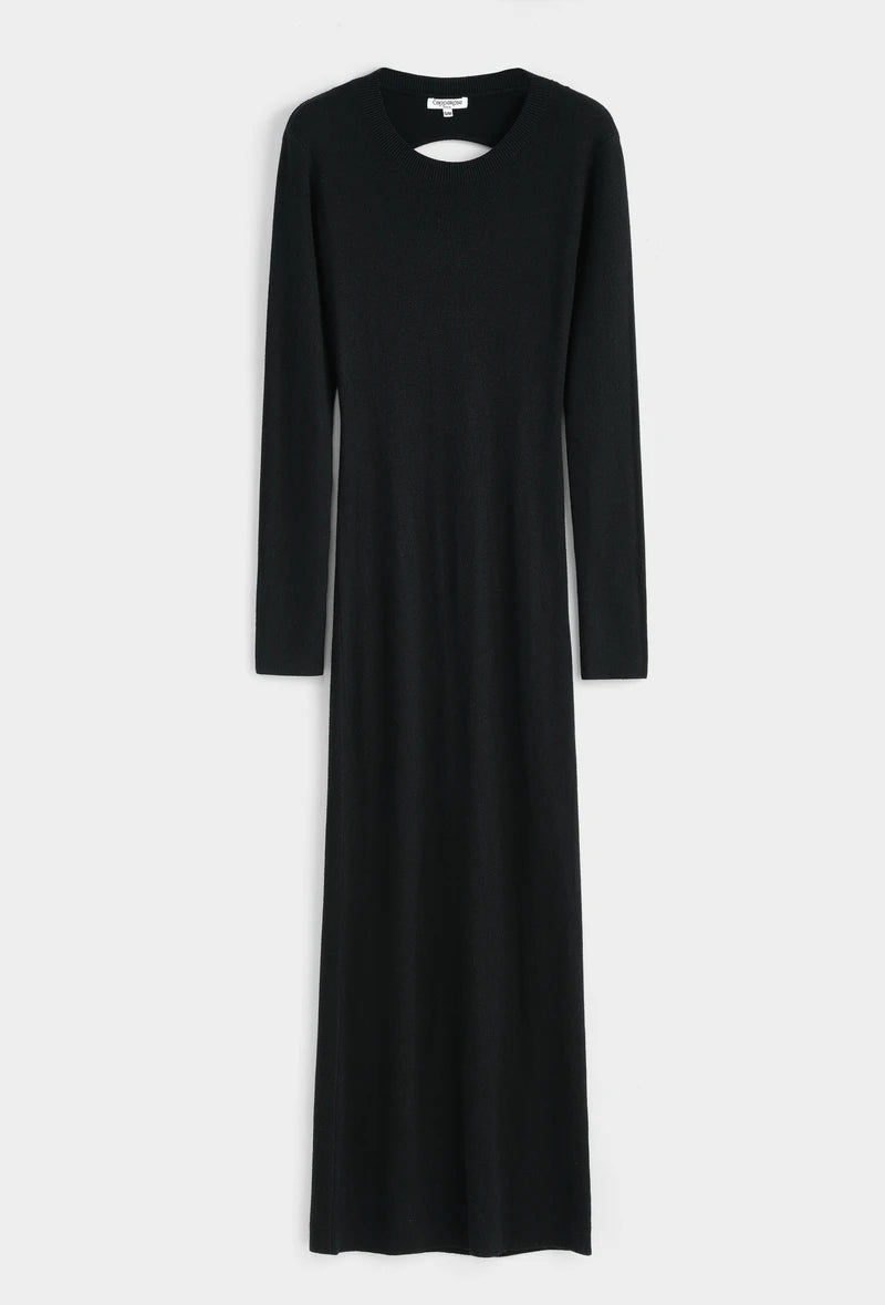 Feinstrick-Kleid mit Rückenausschnitt