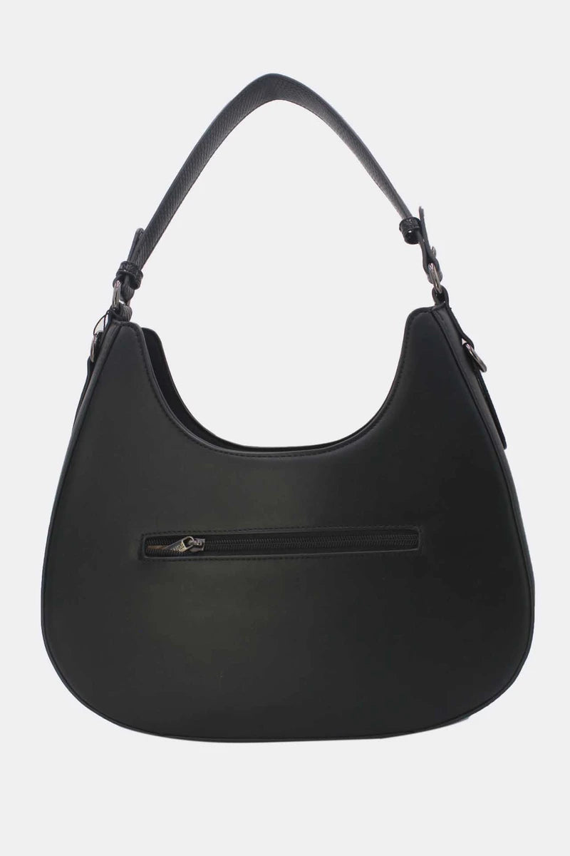 Elegante Schultertasche mit Drehverschluss