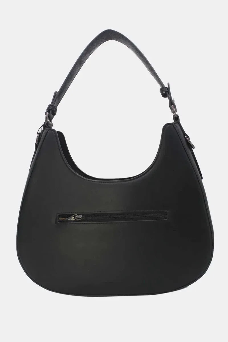 Elegante Schultertasche mit Drehverschluss