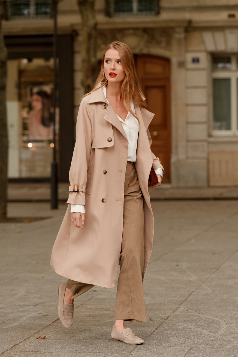 Zweireihiger Trenchcoat