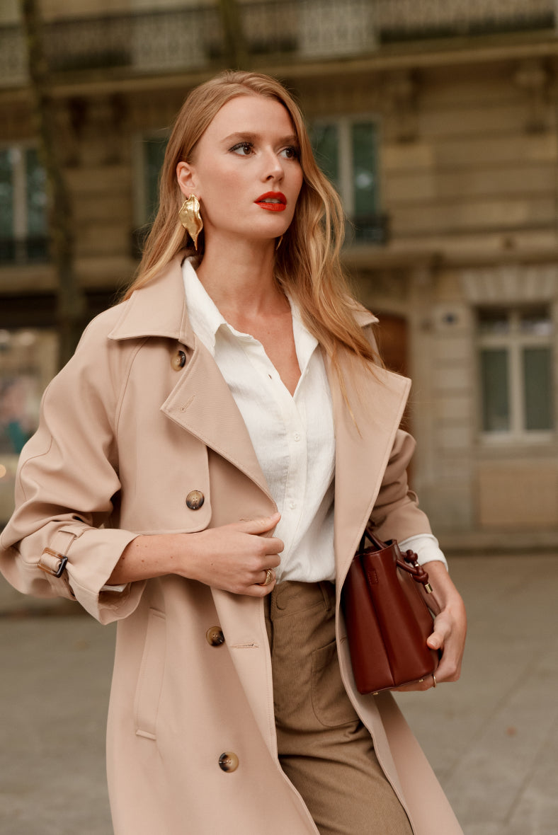 Zweireihiger Trenchcoat