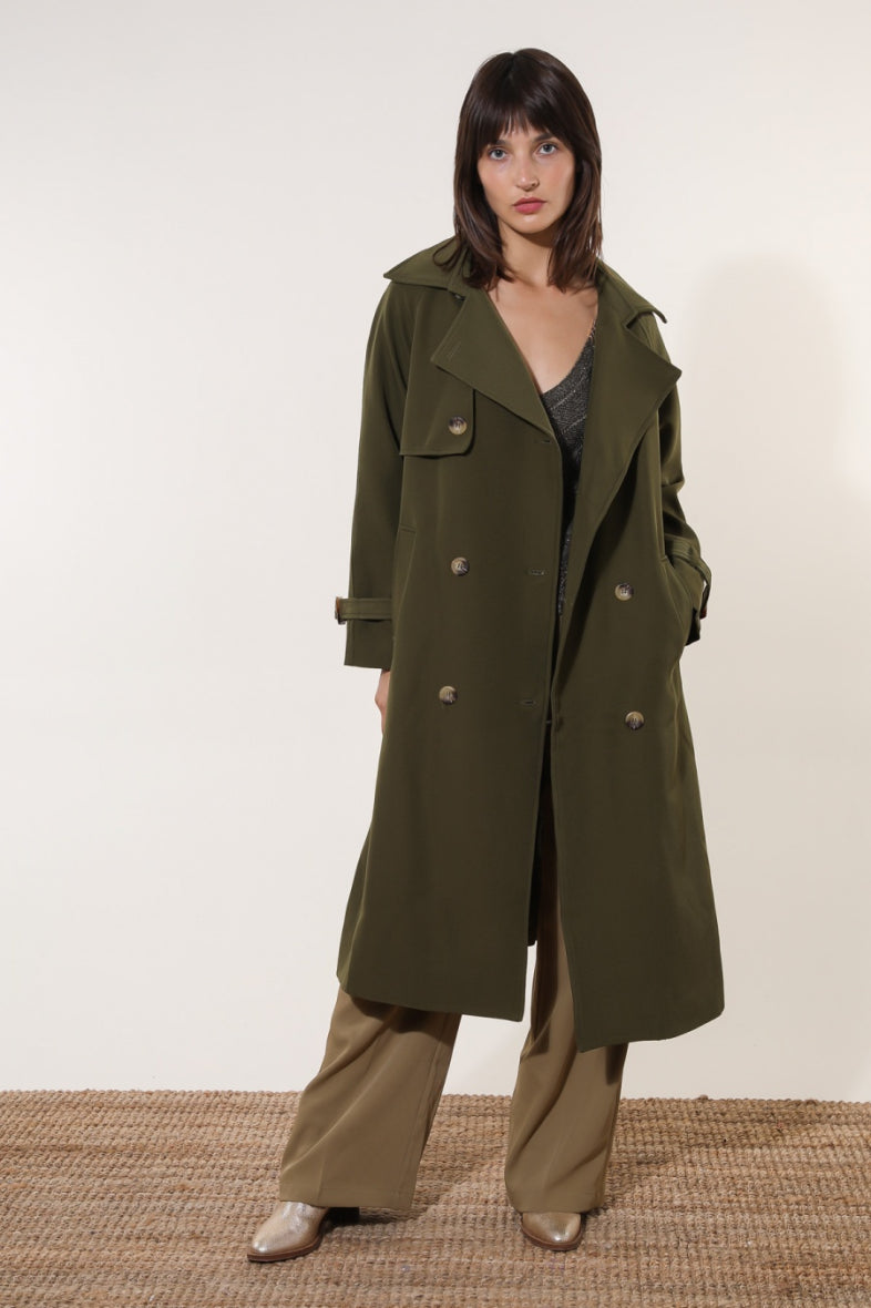 Zweireihiger Trenchcoat
