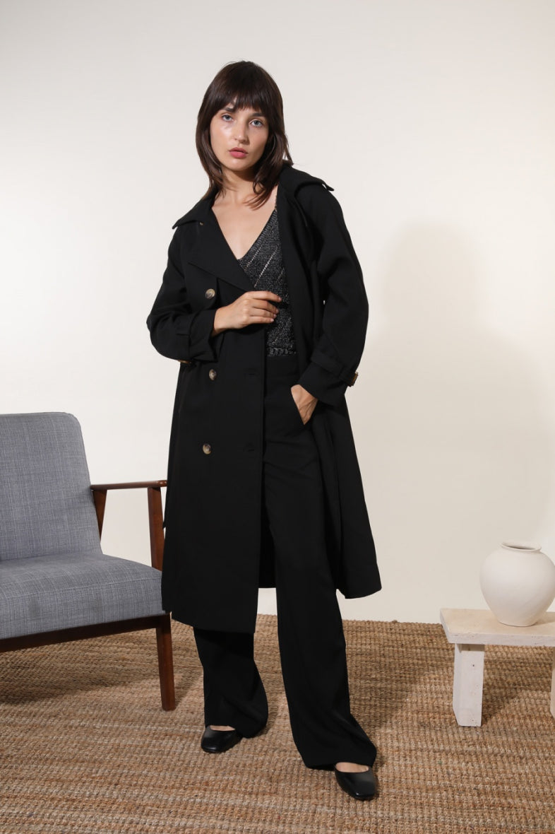 Zweireihiger Trenchcoat