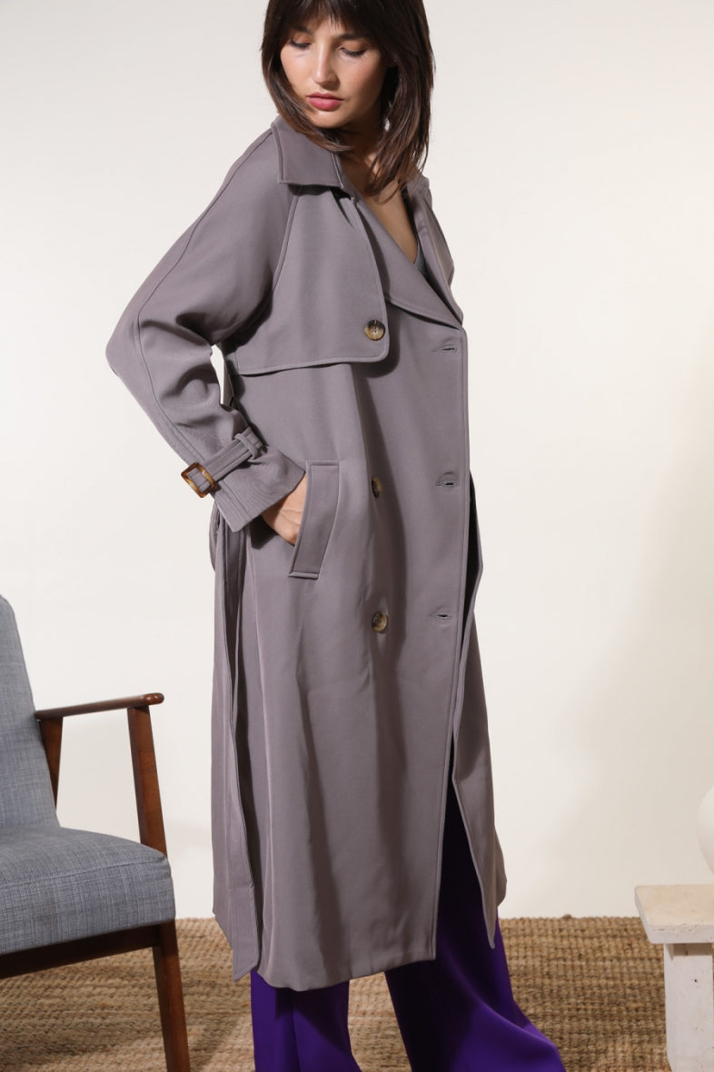Zweireihiger Trenchcoat