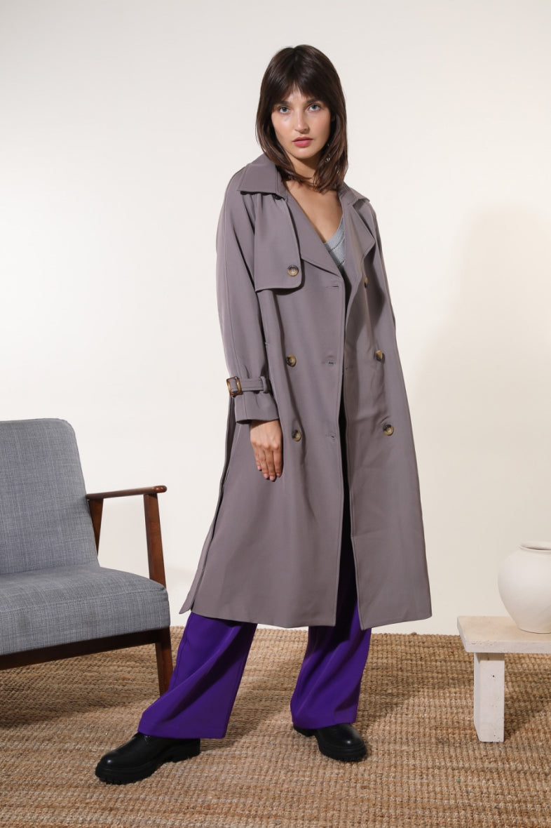 Zweireihiger Trenchcoat