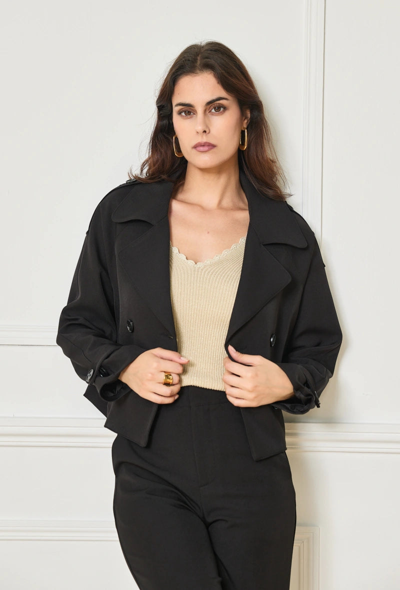 Kurzer Trenchcoat