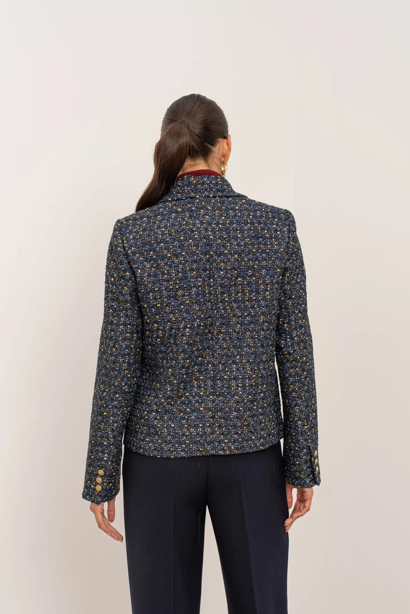 Eleganter Tweed-Blazer