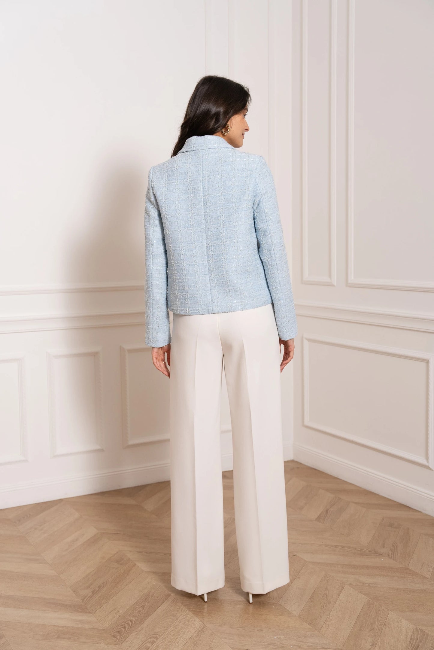 Kurze Tweedjacke