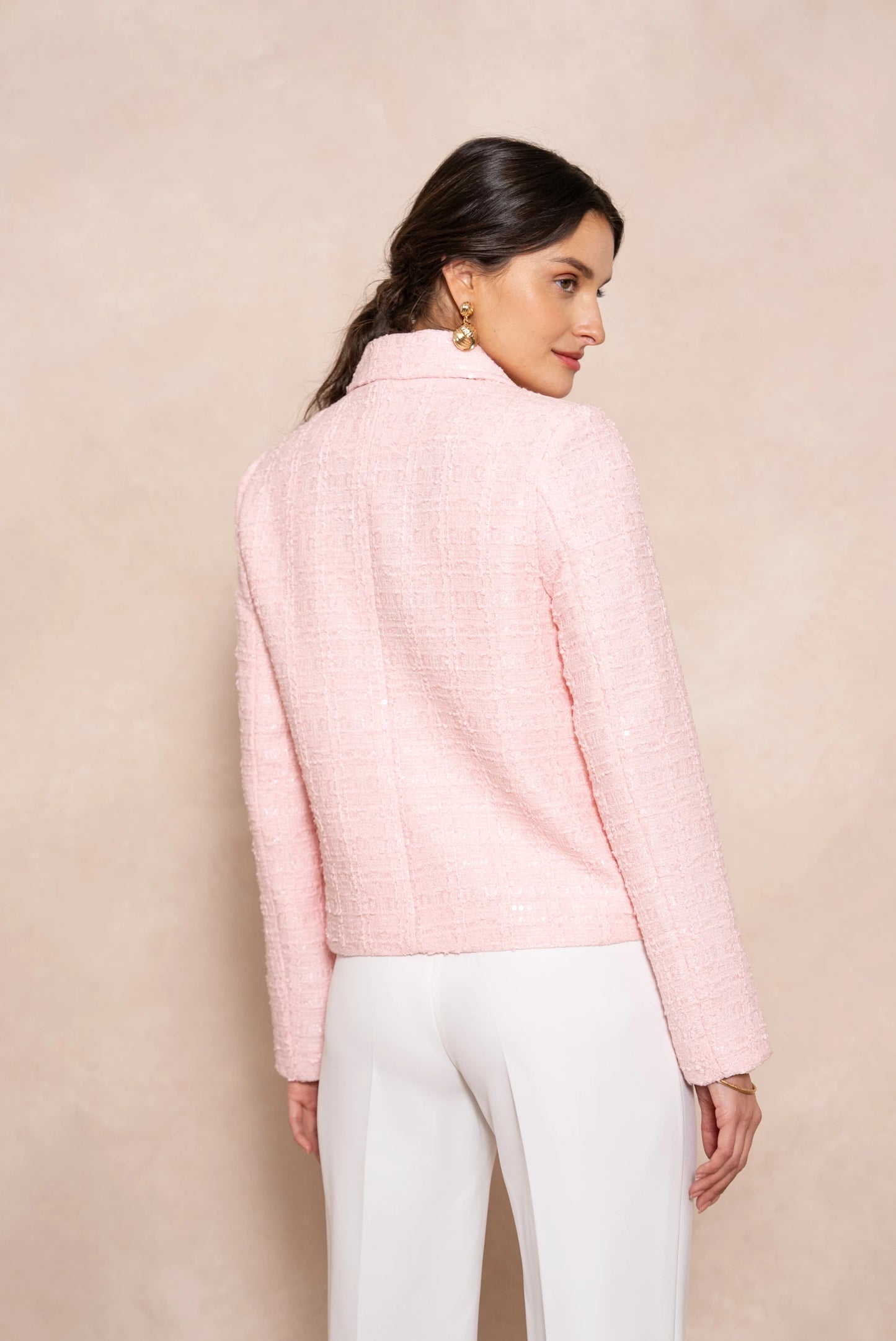 Kurze Tweedjacke