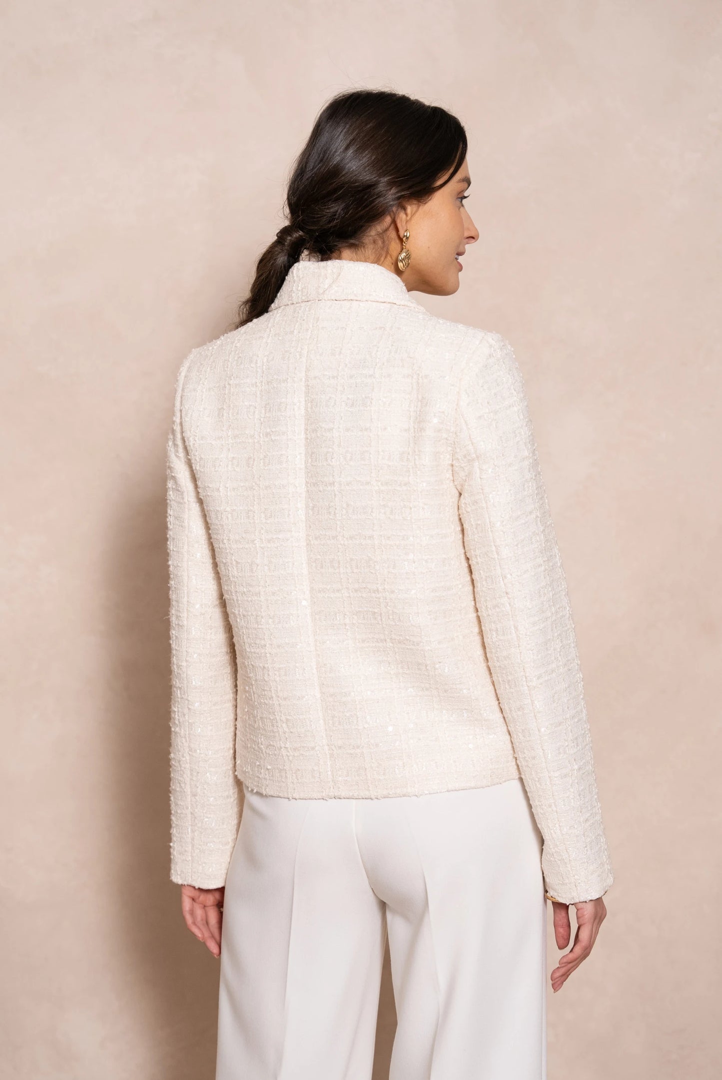 Kurze Tweedjacke