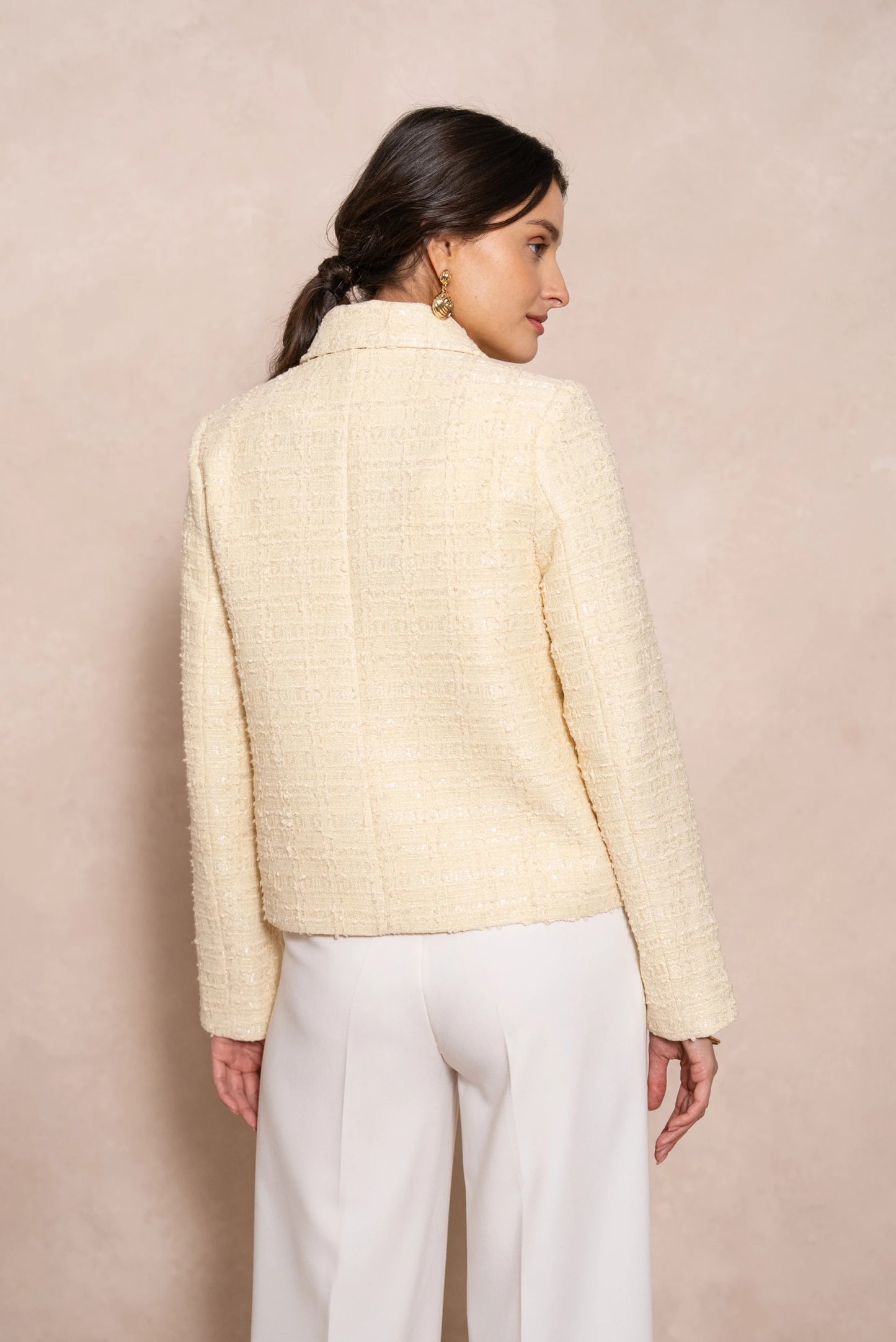 Kurze Tweedjacke