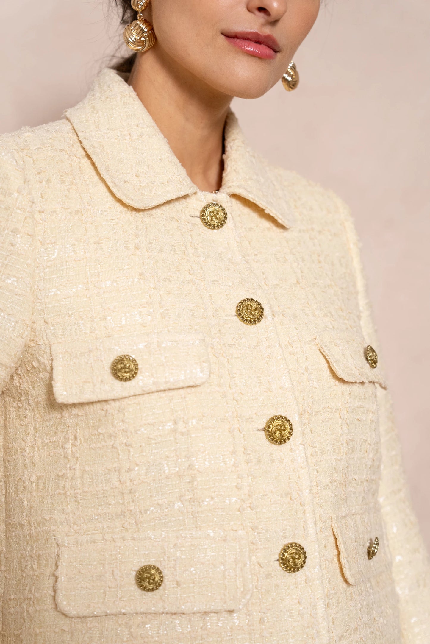 Kurze Tweedjacke