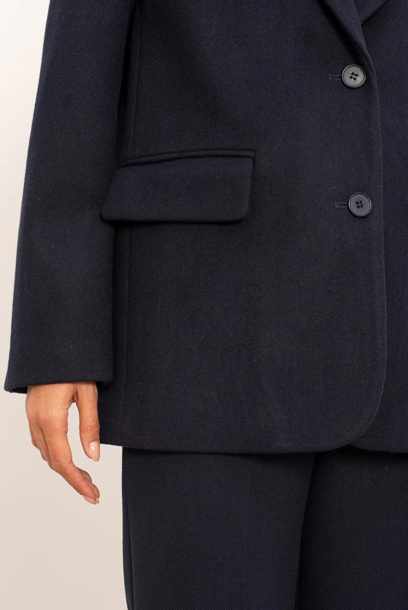 Oversized-Jacke aus Wollmischung