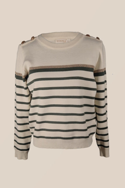 Pullover mit Streifen