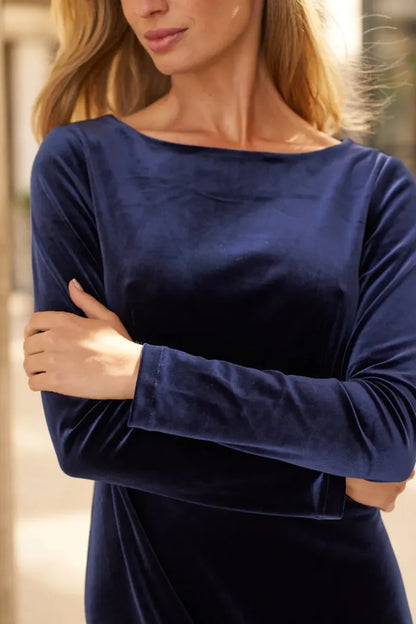 Midikleid aus Samt