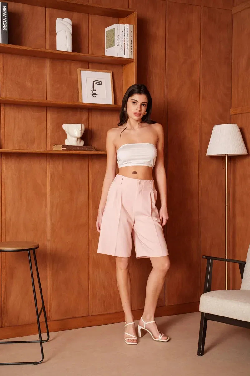 High-Waist Bermuda