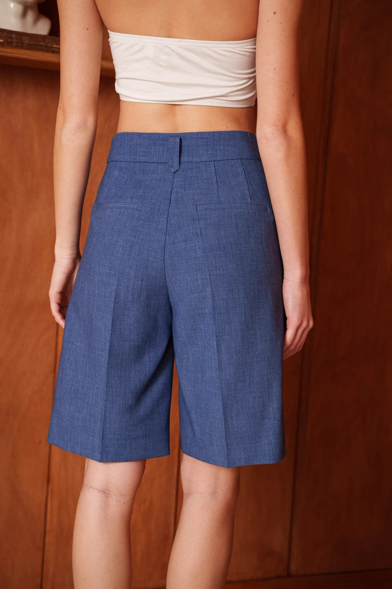 High-Waist Bermuda