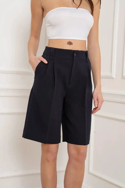 High-Waist Bermuda