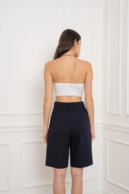 High-Waist Bermuda