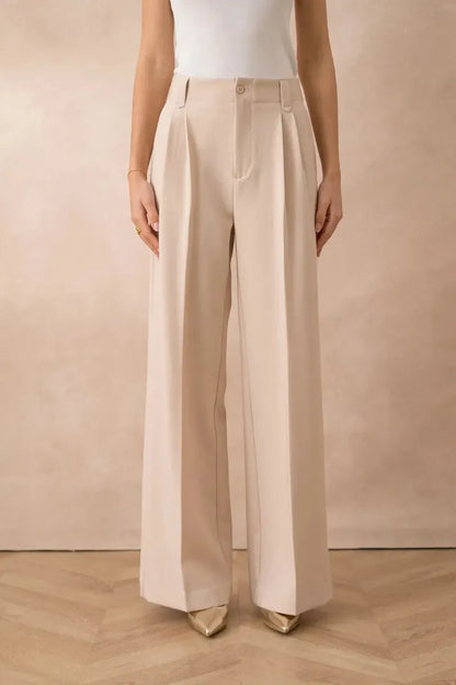 Hoch taillierte Hose