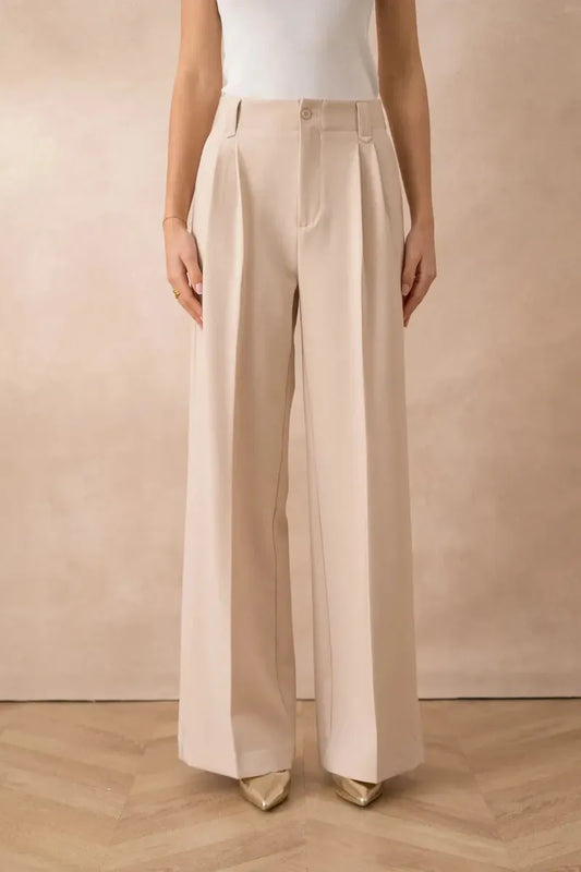 Hoch taillierte Hose