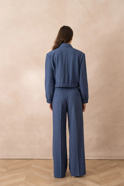 Hoch taillierte Hose