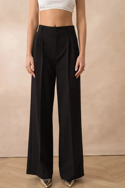 Hoch taillierte Hose