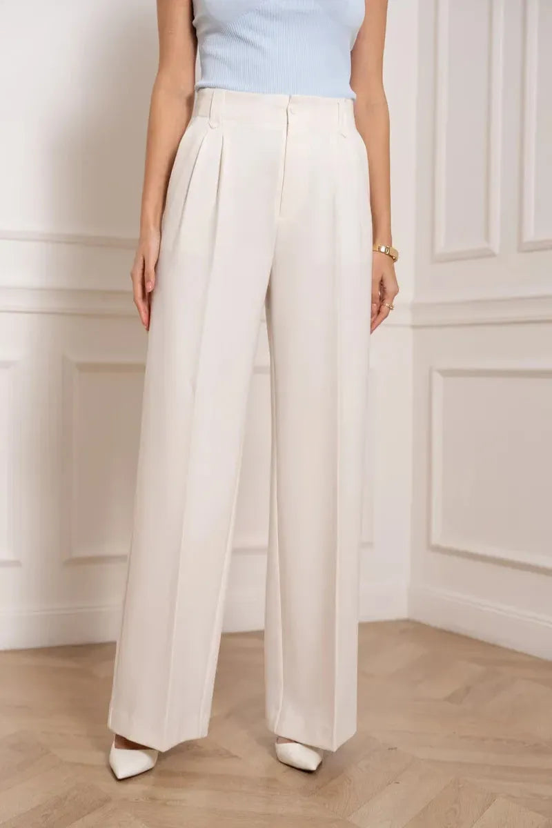 Hoch taillierte Hose