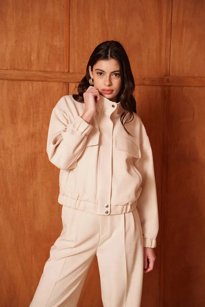 Boxy Bomberjacke mit Utility-Details