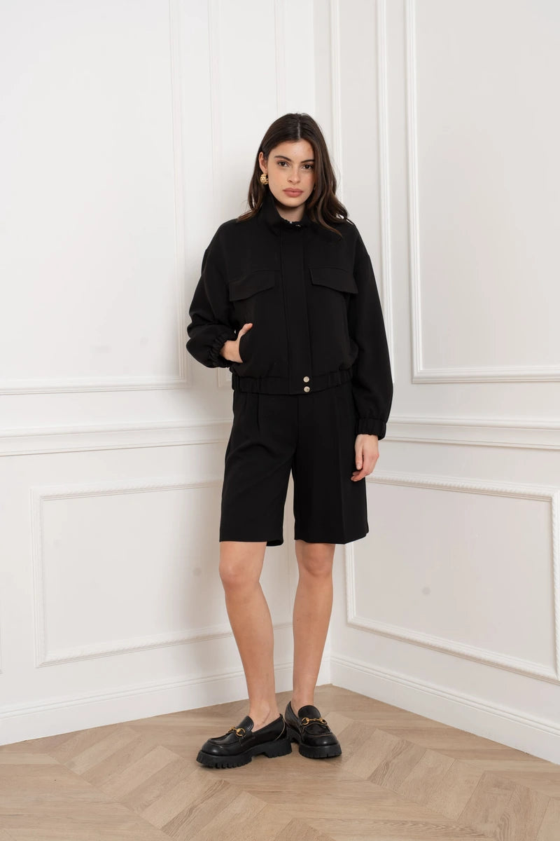 Boxy Bomberjacke mit Utility-Details