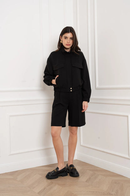 Boxy Bomberjacke mit Utility-Details