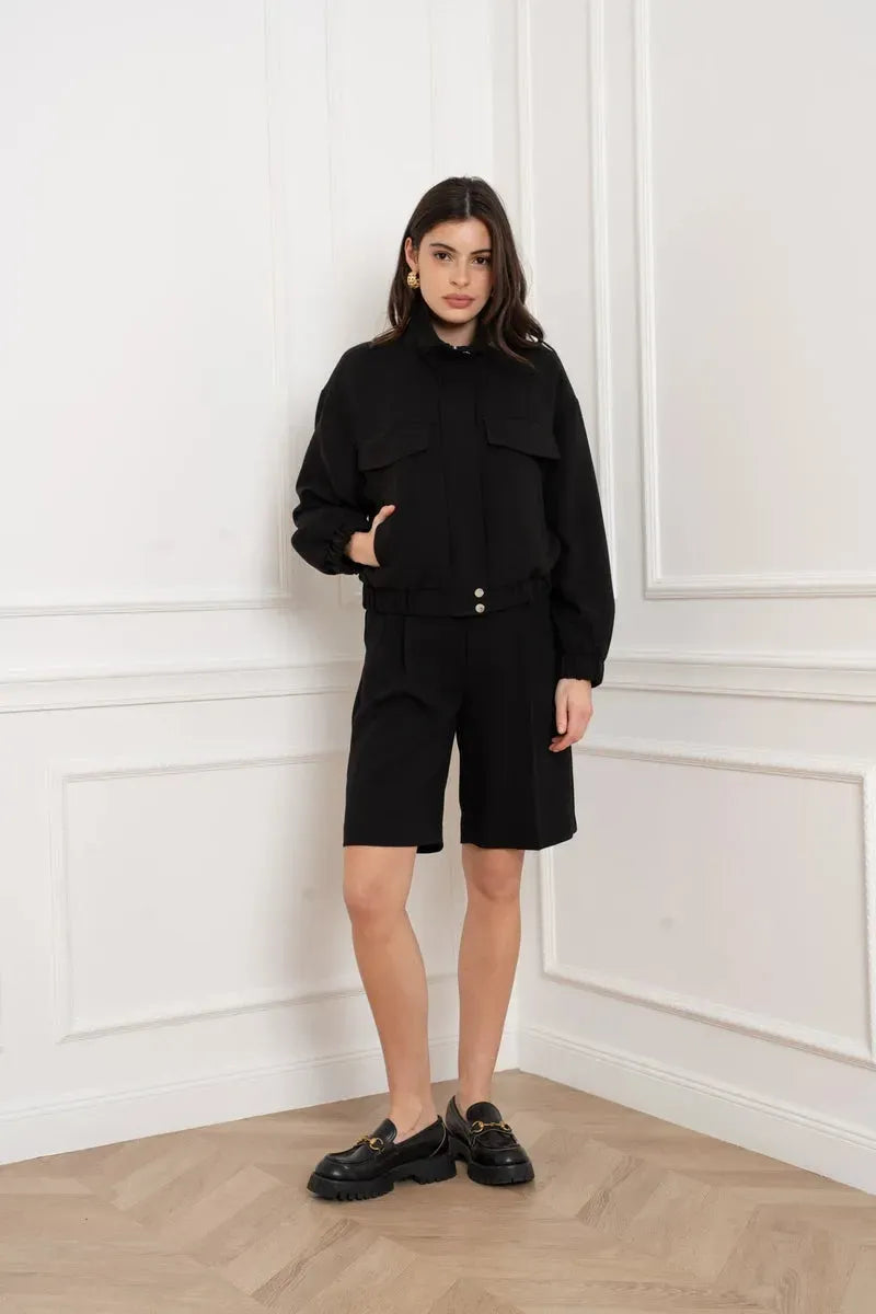 Boxy Bomberjacke mit Utility-Details