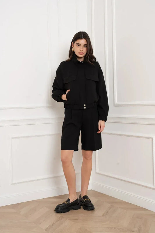Boxy Bomberjacke mit Utility-Details