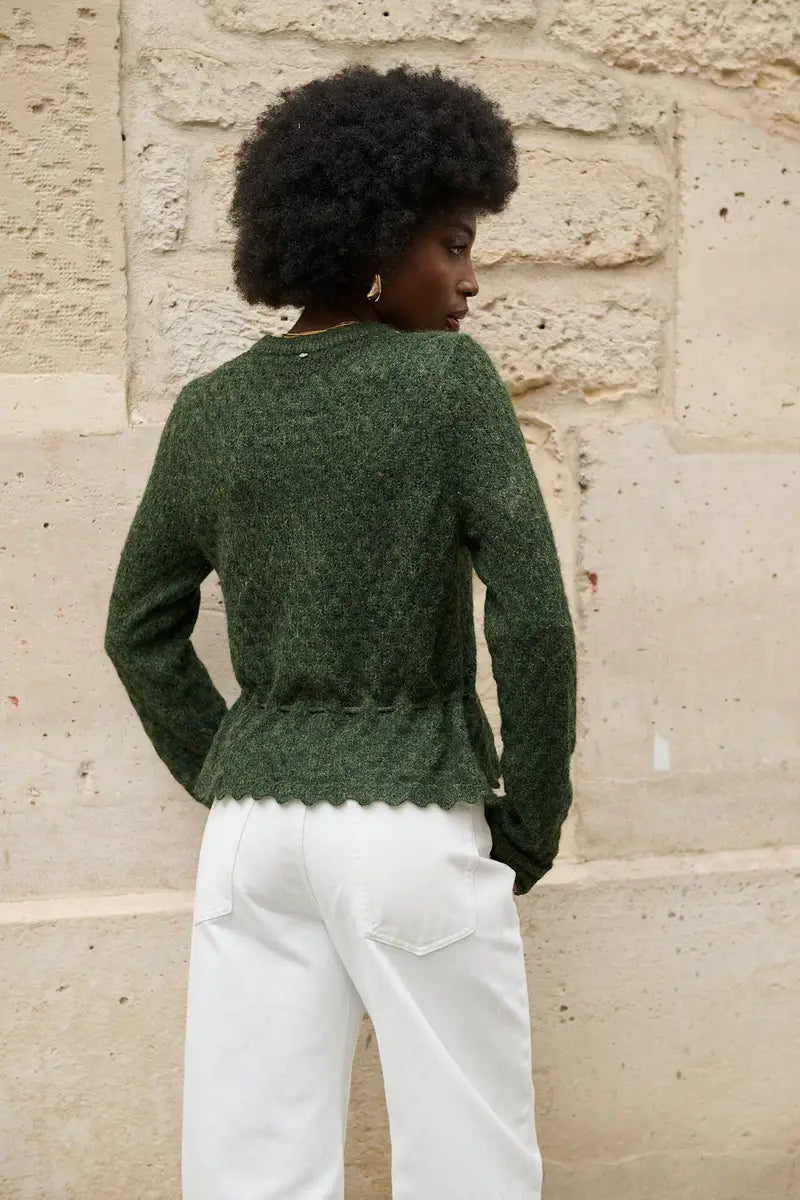 Kurze Strickjacke
