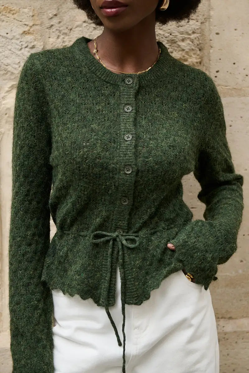 Kurze Strickjacke