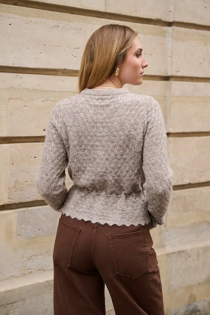 Kurze Strickjacke