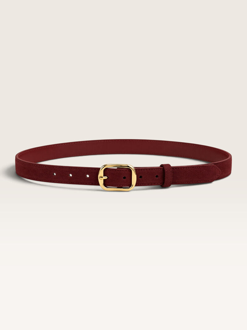 Damen Ledergürtel mit Wildleder-Finish