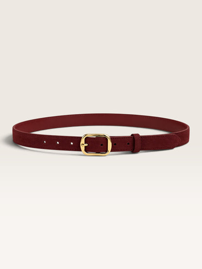 Damen Ledergürtel mit Wildleder-Finish