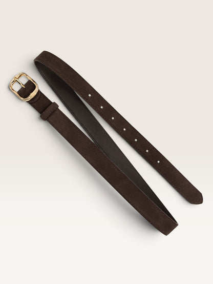 Damen Ledergürtel mit Wildleder-Finish