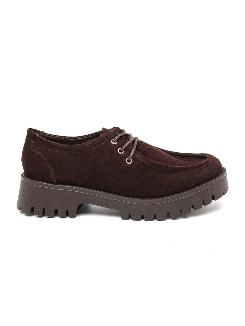 Chunky Loafer Damen mit Schnürung