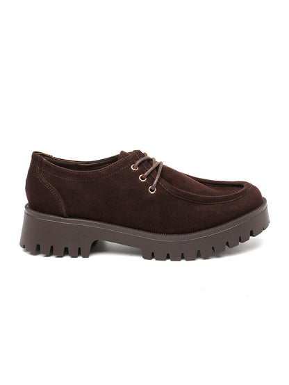 Chunky Loafer Damen mit Schnürung